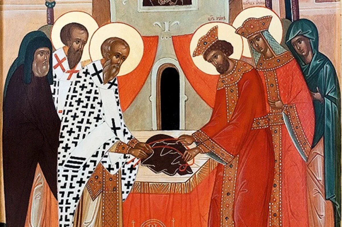    Положение честной ризы Пресвятой Богородицы во Влахерне.