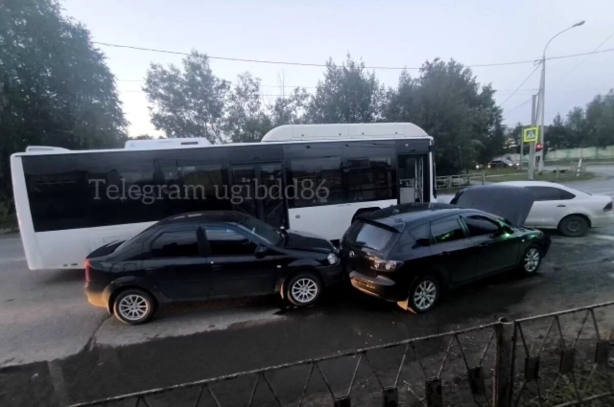    Фото с места ДТП.