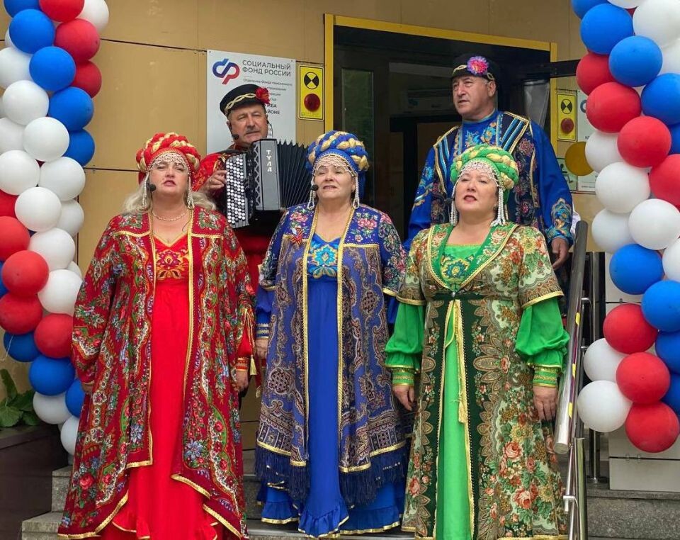    Открытие Центра общения старшего поколения. Источник: t.me/aisanarov