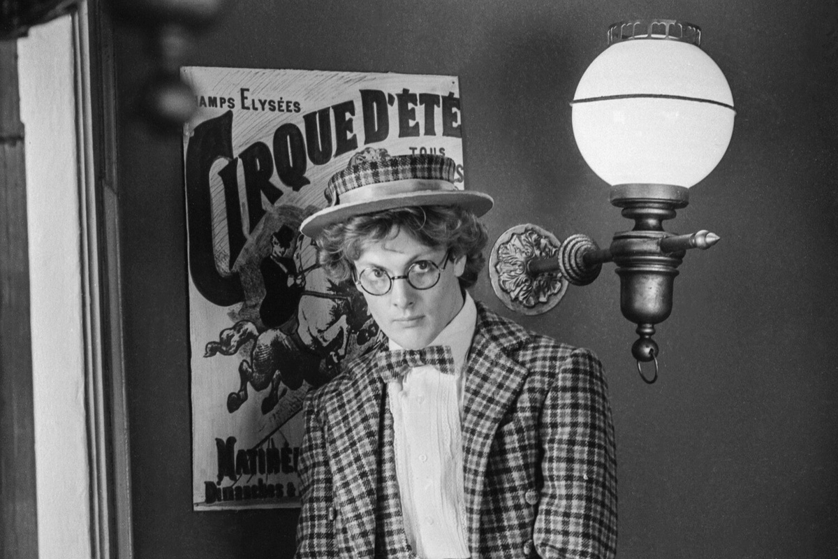 Актер театра имени Ленинского комсомола Юрий Мороз в роли Тони во время съемки фильма по мотивам оперетты И. Кальмана "Принцесса цирка" в киностудии "Мосфильм", 1982 год ©Николай Малышев/ТАСС  📷