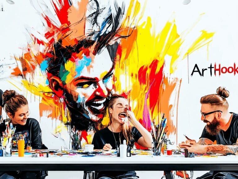    Мастер-класс по живописи для компании: создайте команду мечты через искусство и креативность Art-Hook.Ru
