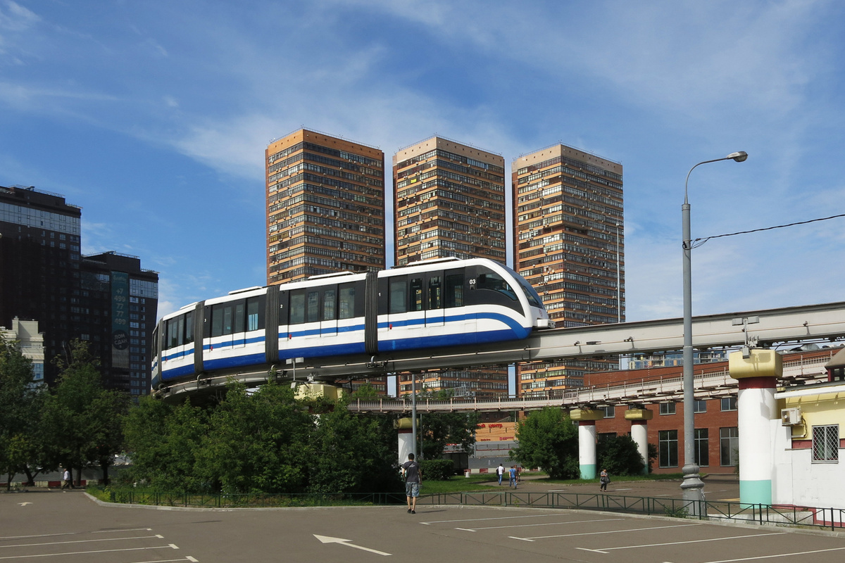 Разворот на станции "Тимирязевская".