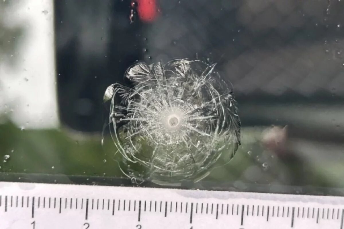    В пять утра мужчина решил пострелять по парковке.