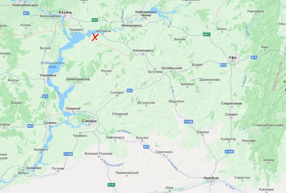    На трассе Казань – Оренбург – Акбулак – Казахстан в течение двух сезонов будет идти ремонт моста через реку Шентала