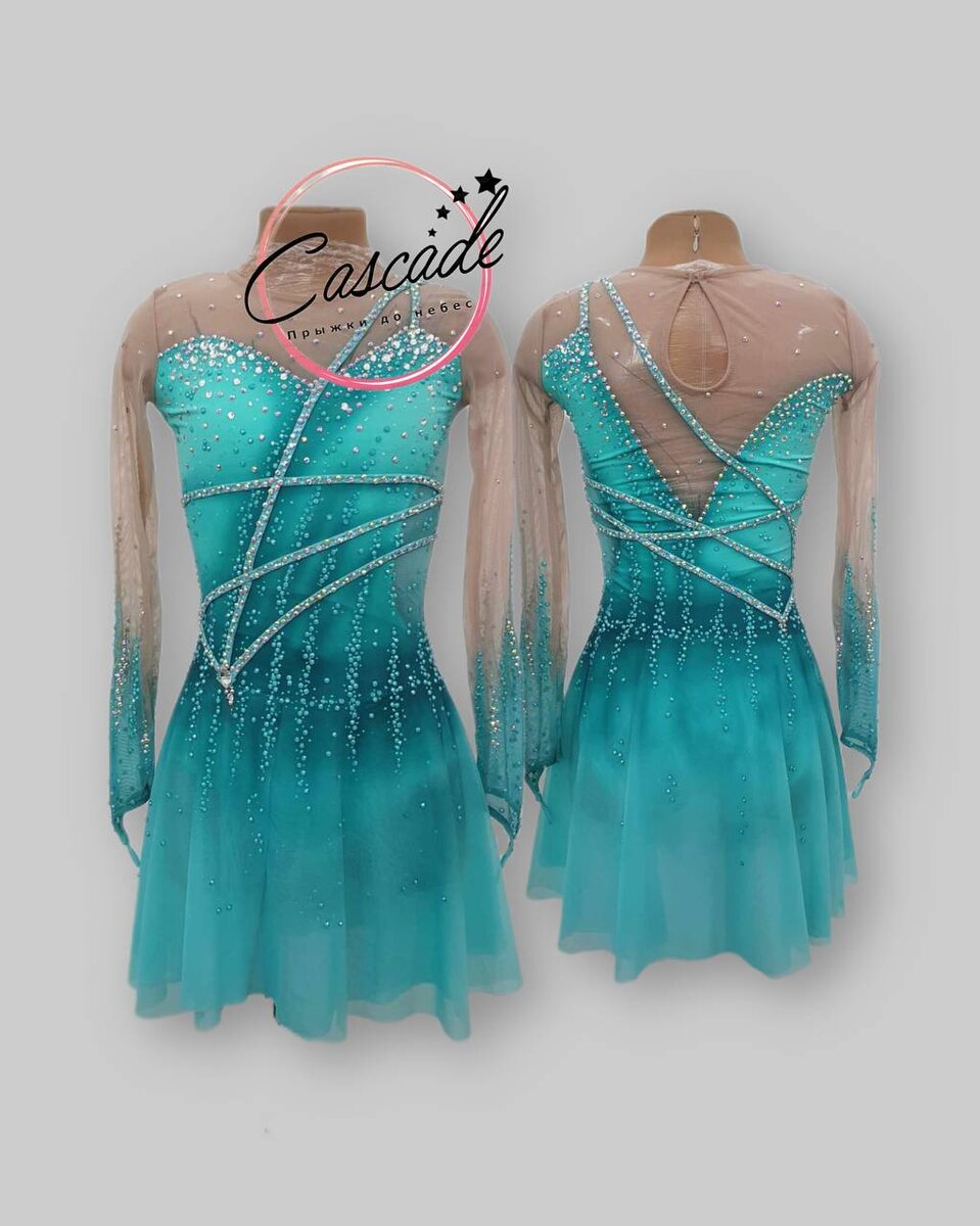 Платье для фигурного катания Дельфина
