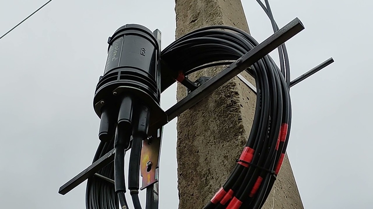 Распределитенаяи муфта ВОЛС волокно оптическая линия связи 