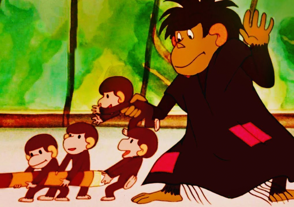 кадр из м/ф «Осторожно, обезьянки!»