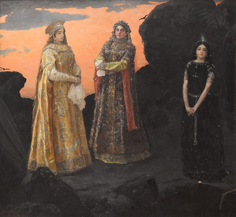 В. Васнецов, "Три царевны подземного царства".