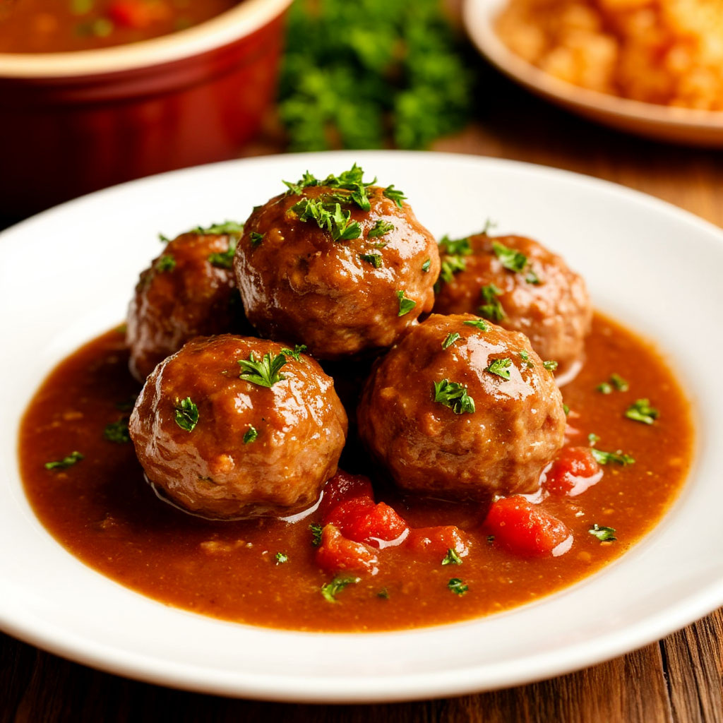 Тефтели с подливкой