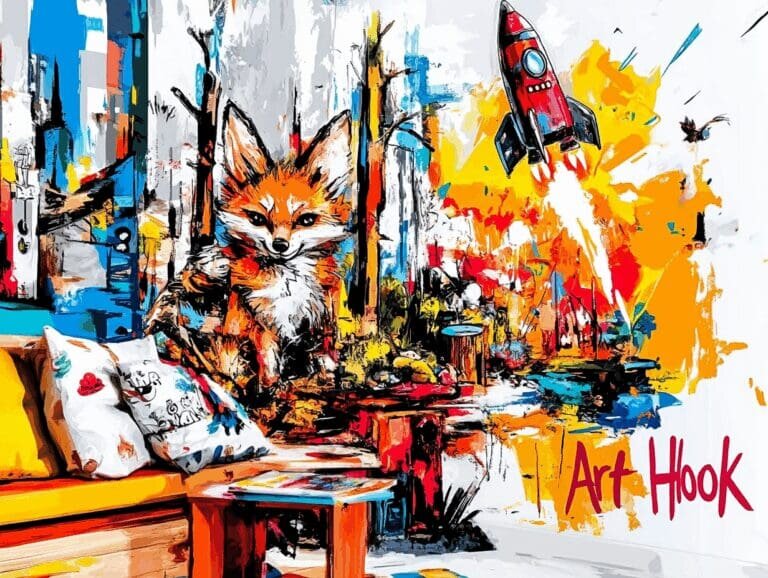    Рисунок на стене в детской: как создать волшебный мир для вашего ребенка и развить его фантазию Art-Hook.Ru