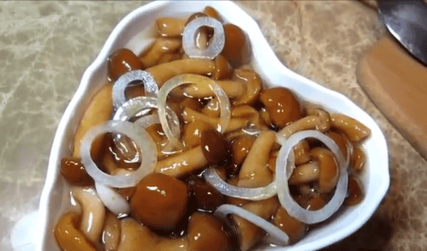 Маринованные опята
