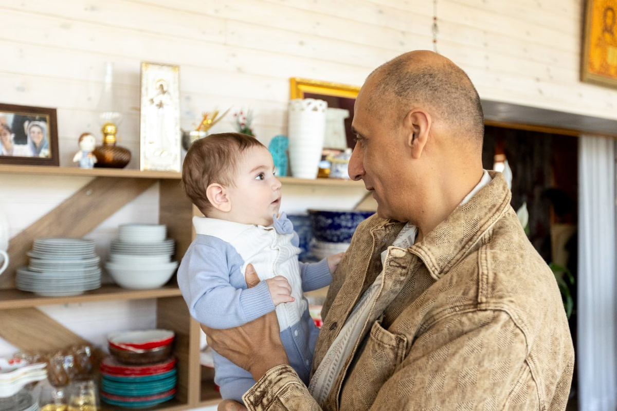 Паата Амонашвили с внучатым племянником