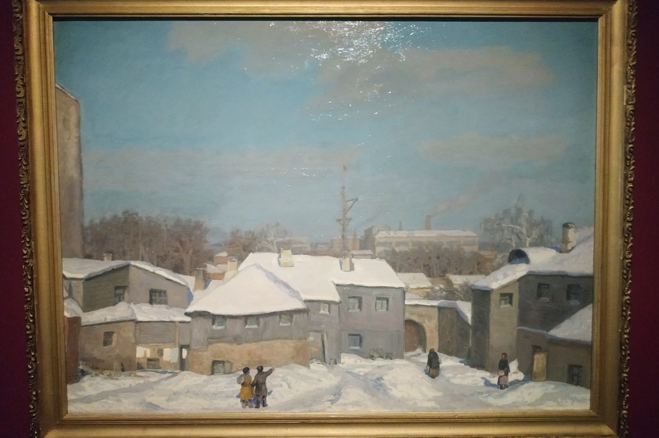    Николай Крымов, «Зимний пейзаж. Котлы». 1938 год. Лиля Голова