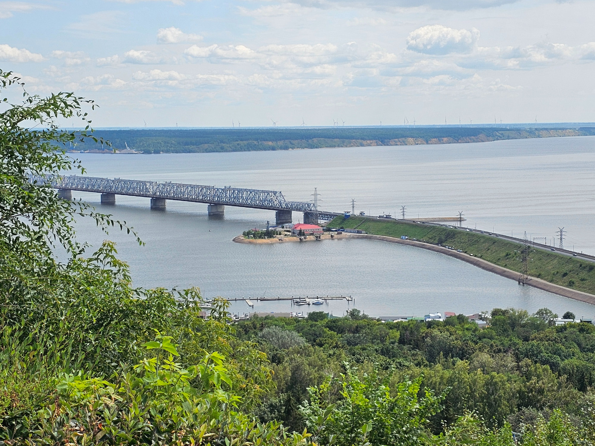 Императорский мост через Волгу