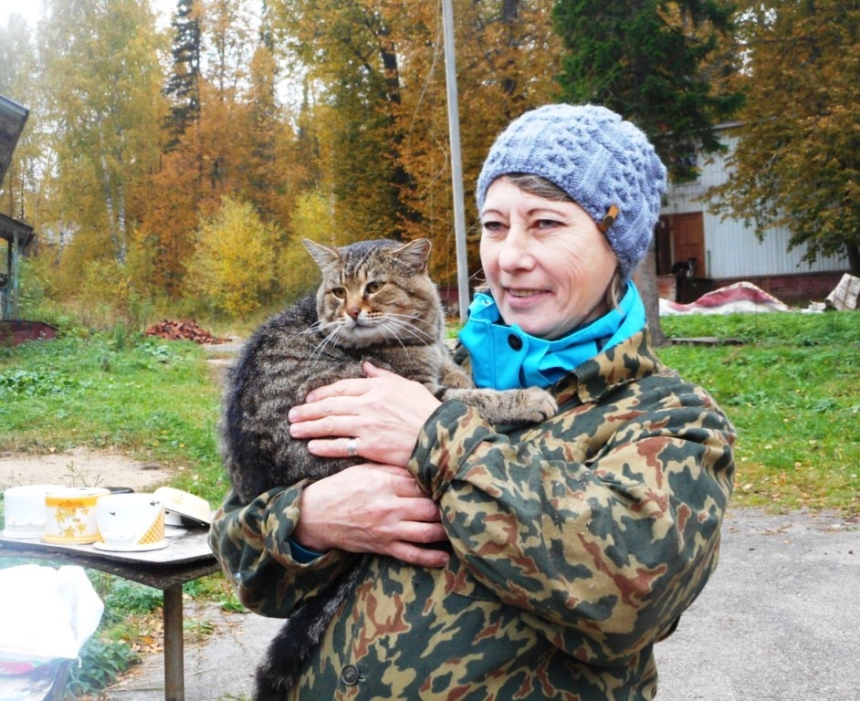 Ольга - волонтер Лесной передержки
