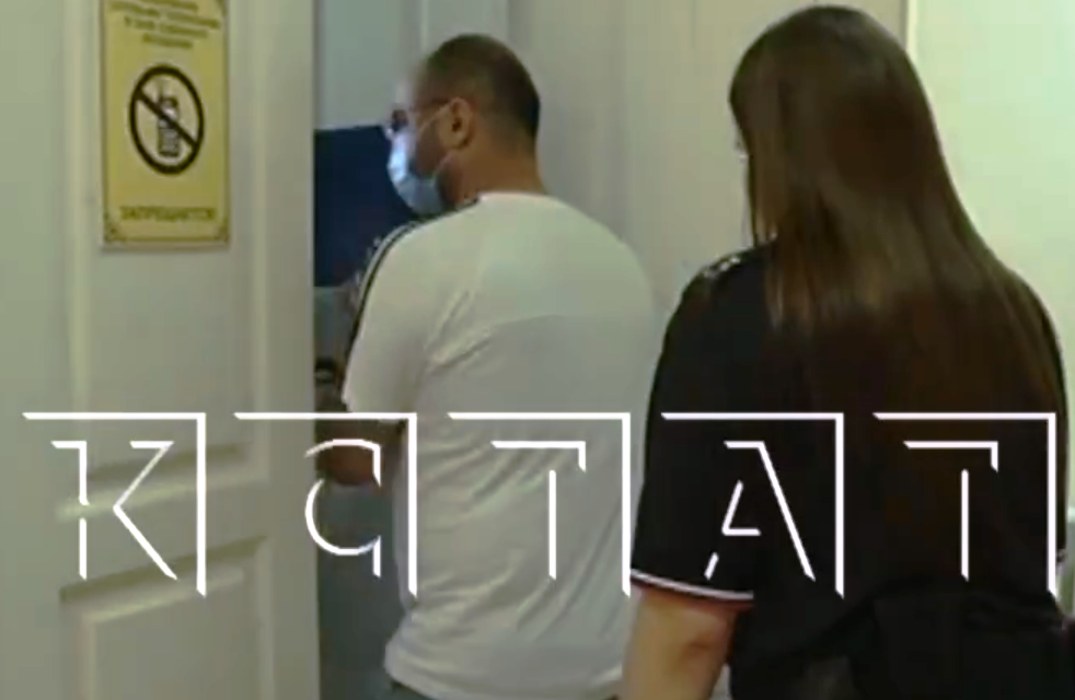 Задержанный Намиг Мусаев.Фото с канала "Кстати"