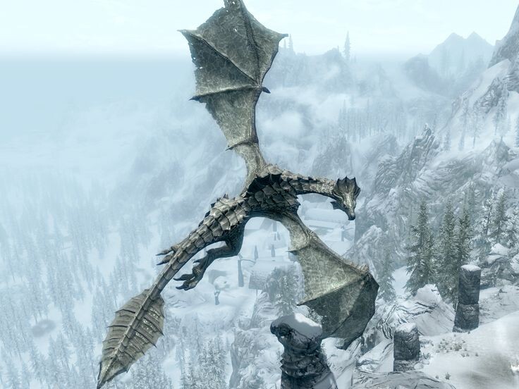 Кровавый дракон Скайрима (изображение из Интернета)