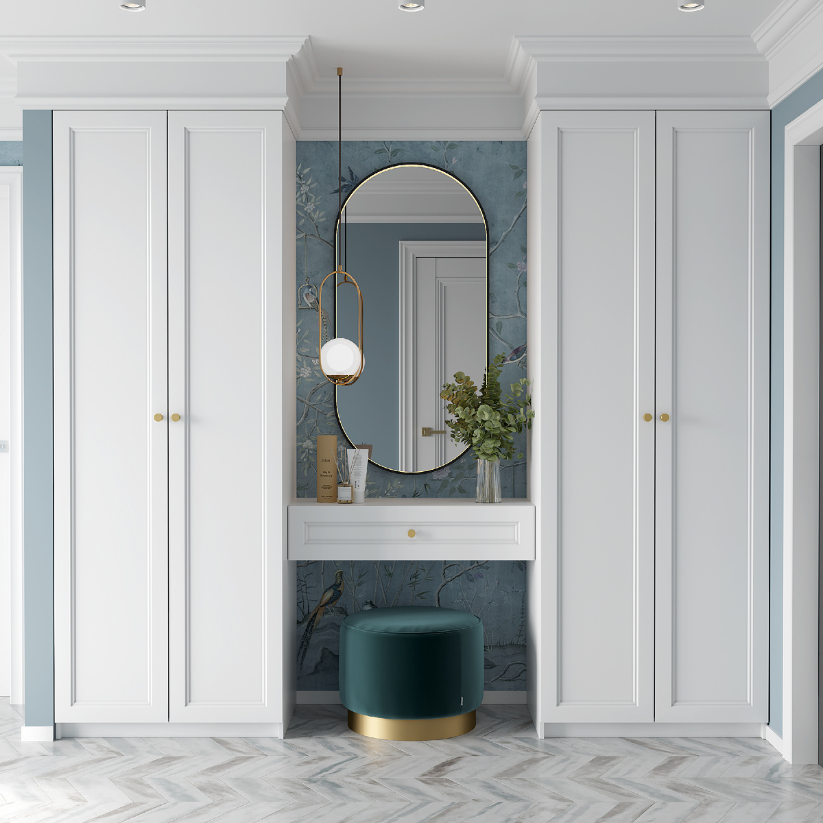 Шкаф двухстворчатый Классика - арт. 105OZ, Консоль Классика, 75см - арт. 108OZ