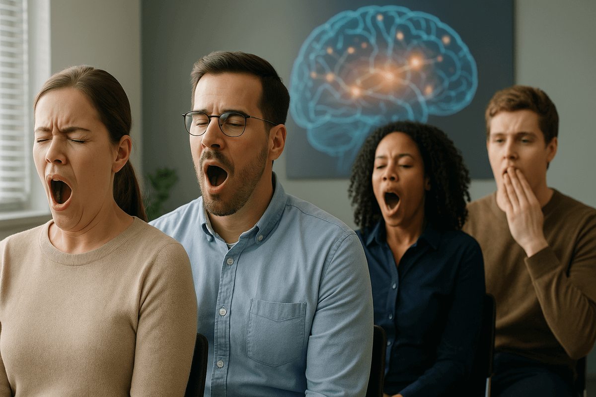    Мы зеваем, когда видим, как зевает кто-то другой — даже на экране. Это не совпадение, а особенность работы мозга.