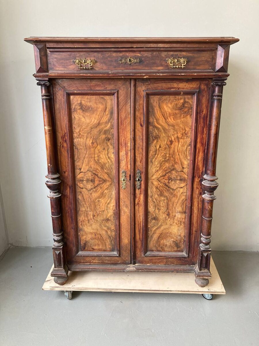 Фото предмета и дефектов до начала работ