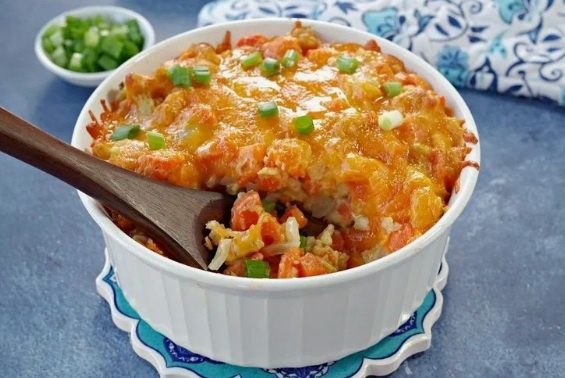 Морковная запеканка