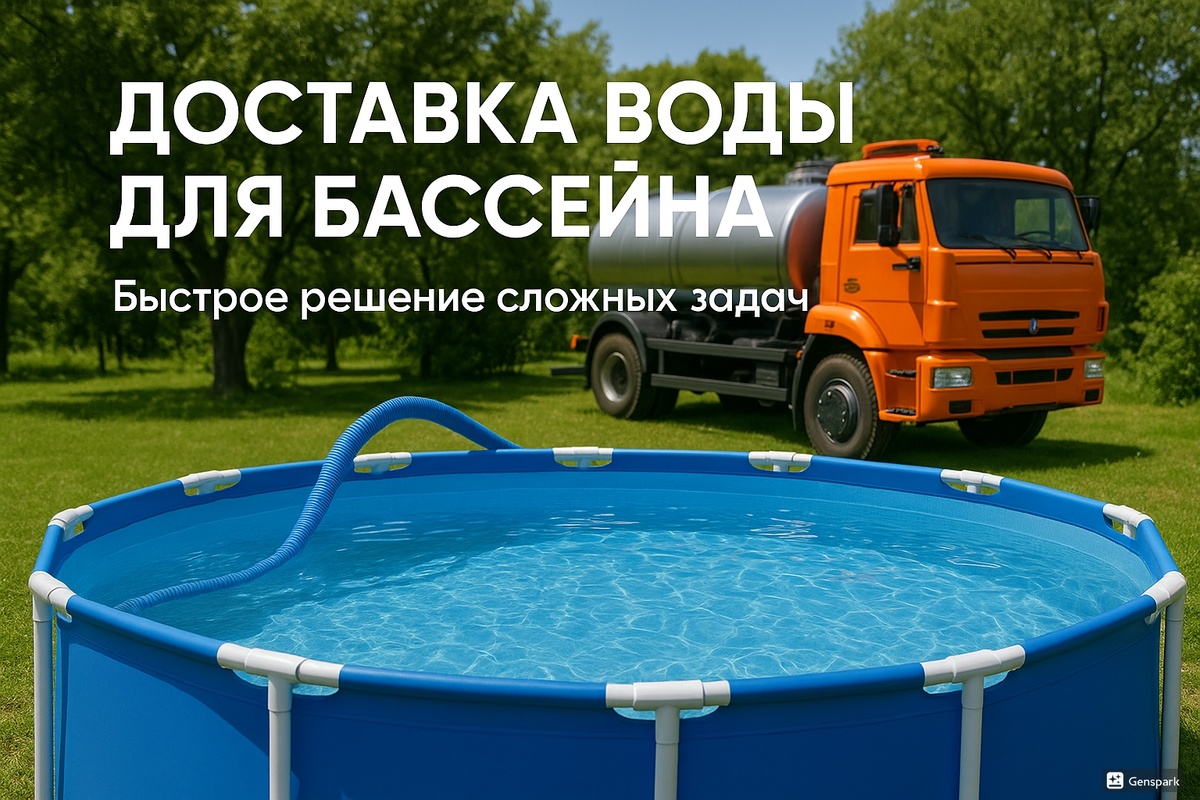 Как мы за день наполнили каркасный бассейн объёмом 32 м³ водой на даче в Ленобласти