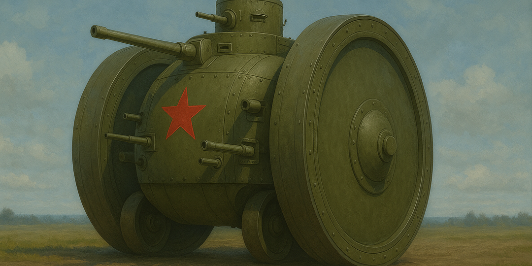 Броня России. Проект безгусеничного танка Ляшенко и Балаева, 1941
