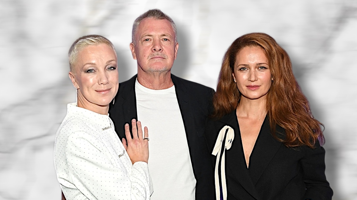 Юрий Мороз с женой Викторией и дочерью Дарьей