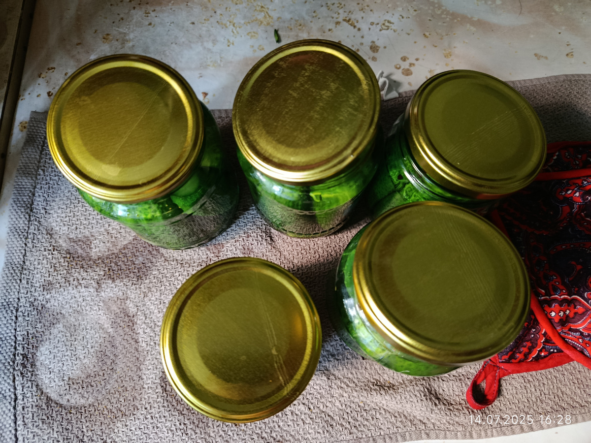 Четыре 0,8 и одна 0,5