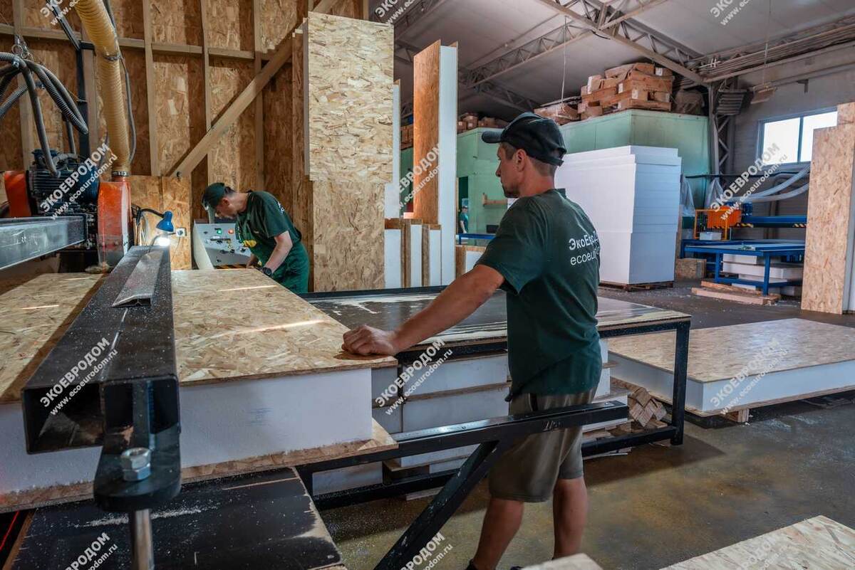 Производство СИП-панелей