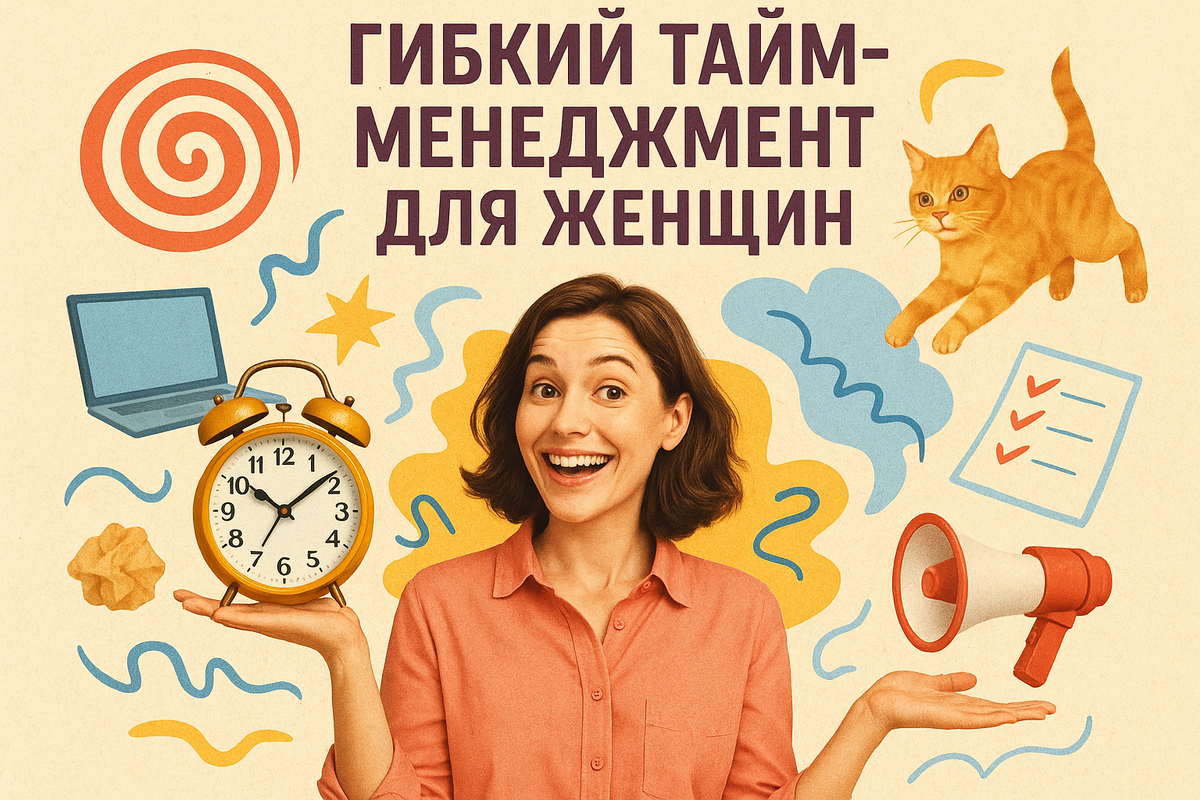Гибкий тайм-менеджмент для женщин без жёстких правил
