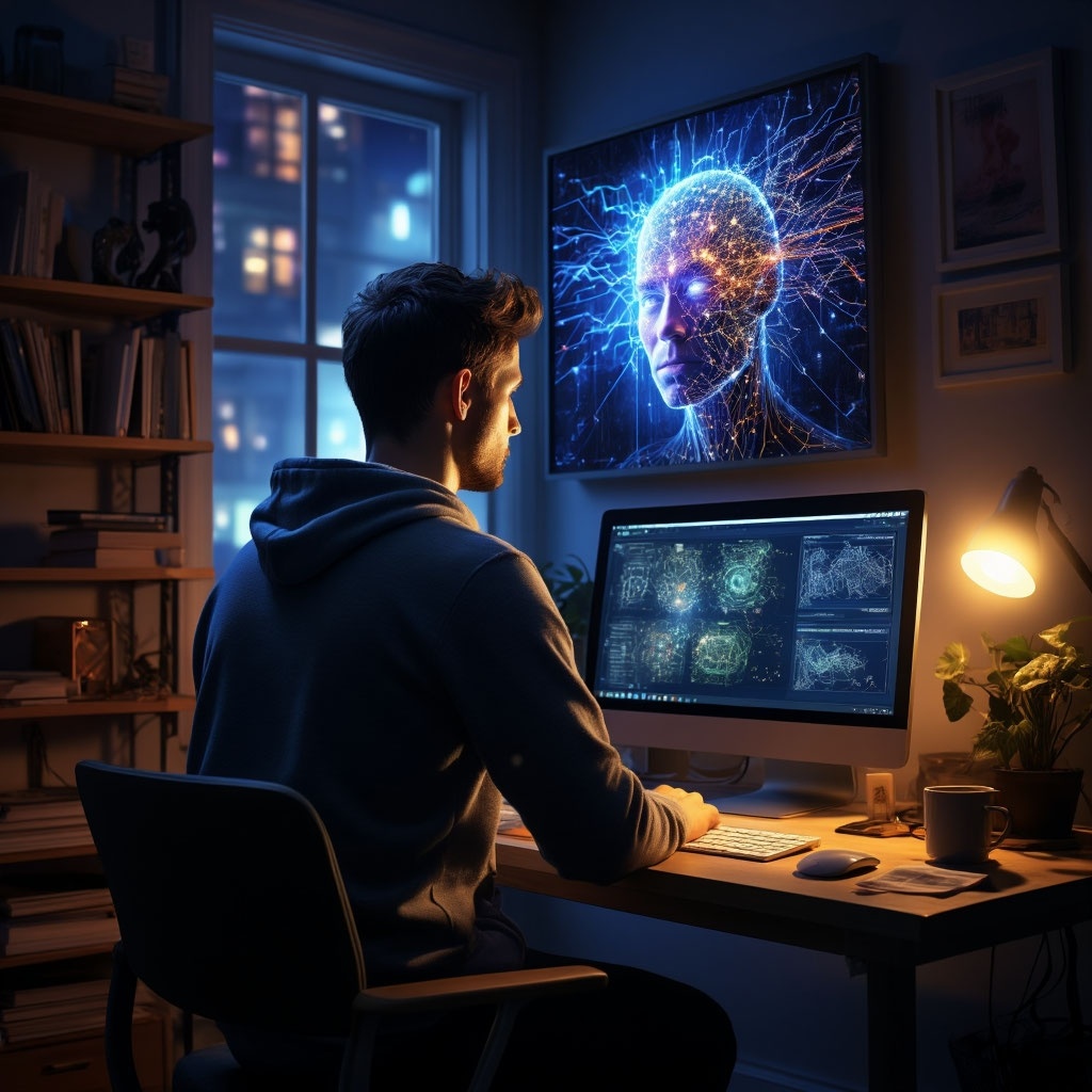 разговор с пустотой, которая вдруг начала отвечать.