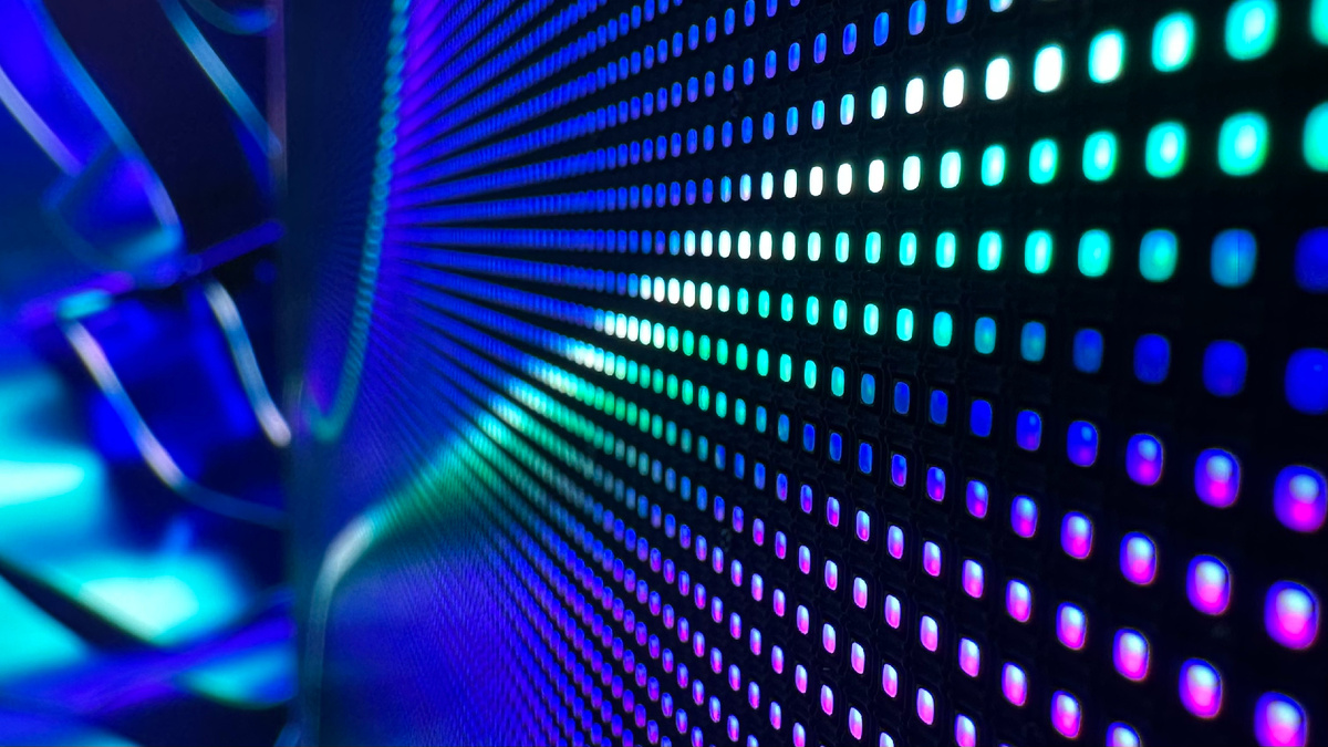 Передняя часть светодиодного модуля