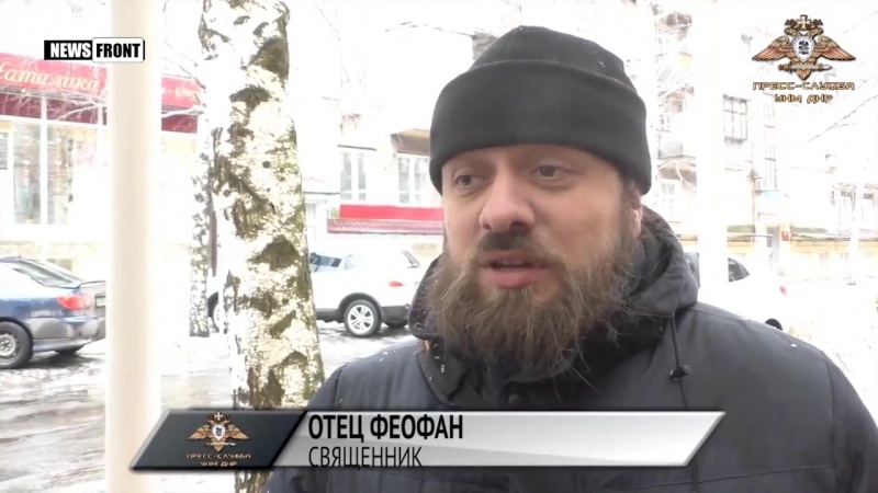 Отец Феофан защитникам Донбасса: "Стойте так же, как наши отцы и деды за Москву!" soski.tv