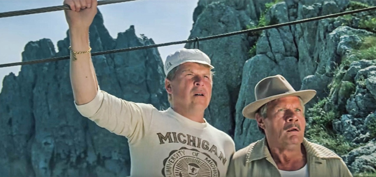 Михаил Кокшенов и Михаил Пуговкин в фильме «Спортлото-82» // Скриншот с фильма «Спортлото-82»