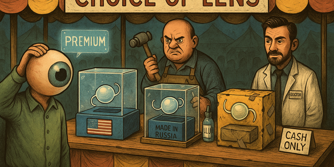 Какой искусственный хрусталик лучше — американский, российский или индийский? Обзор.