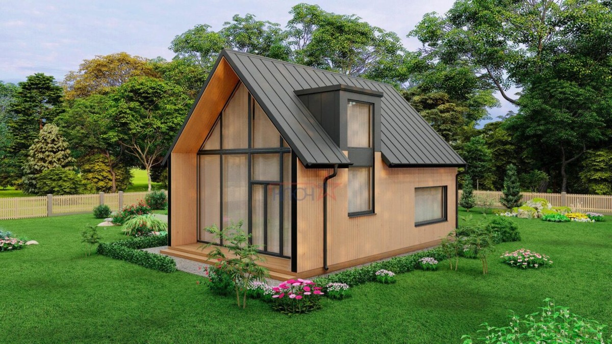 Проект двухэтажного барнхауса 6 на 9 «Нюборг»