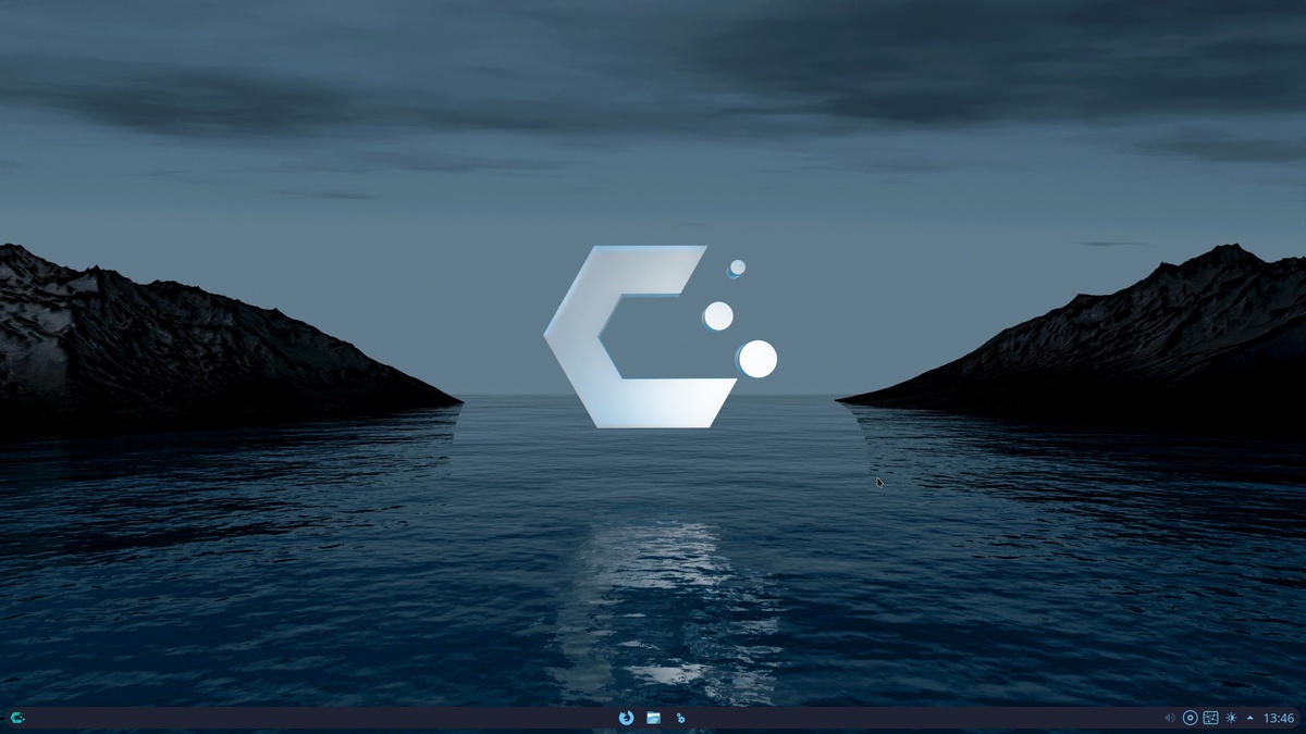 CachyOS с оболочкой KDE после установки.