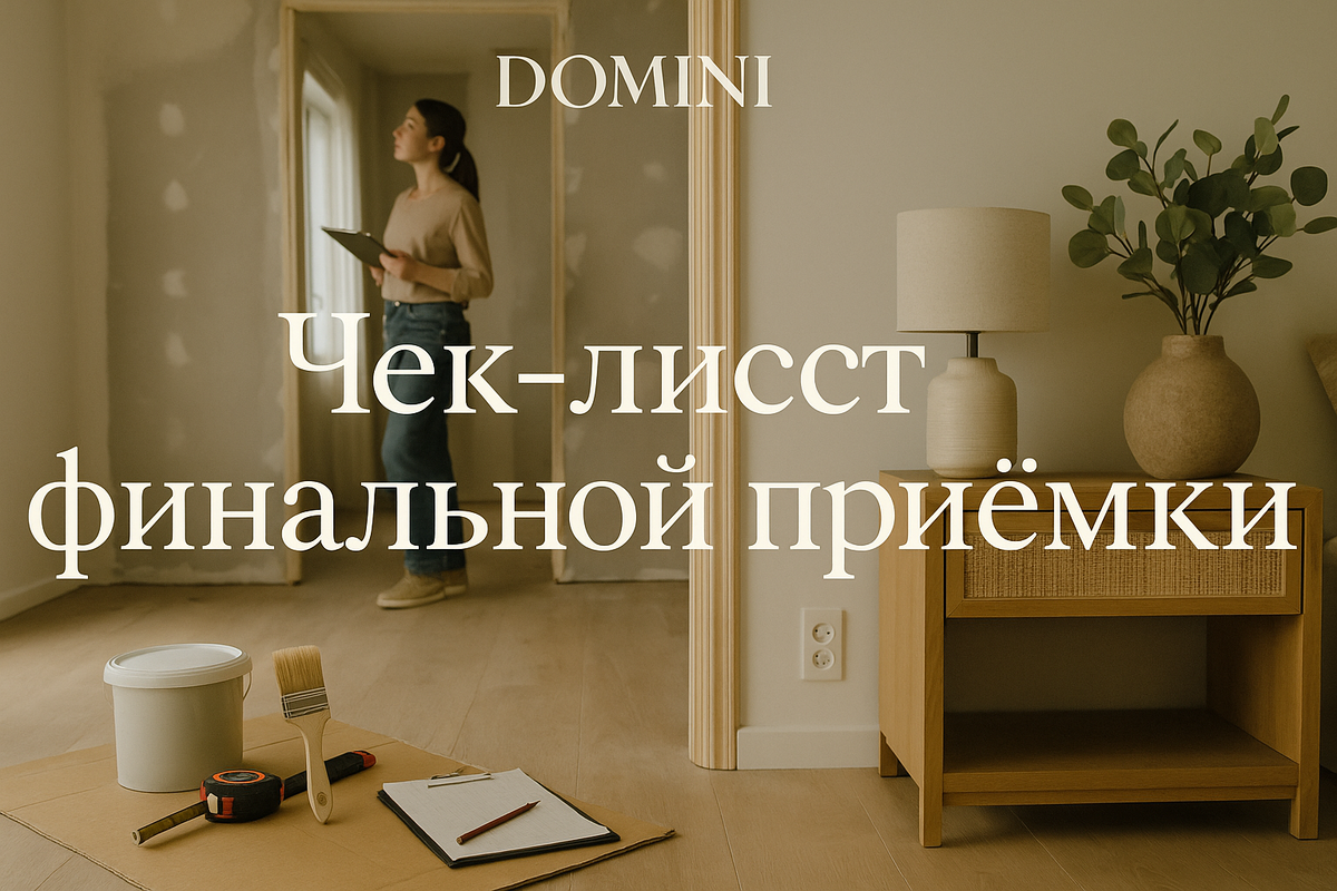    Чек-лист для финальной приёмки квартиры в Москве: что проверить?