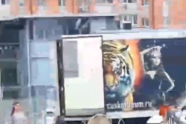    Автор видео заявила, что в звери находятся в душных вольерах, а на улице тем временем +18 °C. Фото: сообщетсво "Мыс. Тарманы".