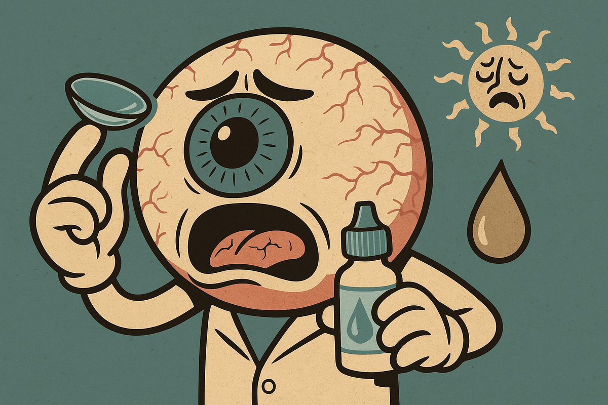 Можно ли носить линзы при синдроме сухого глаза