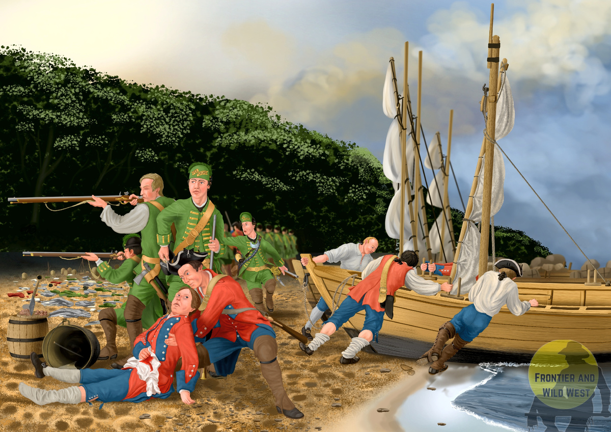 Бой при Пойнт-Пели, 28.05.1763 г. - со стороны англичан