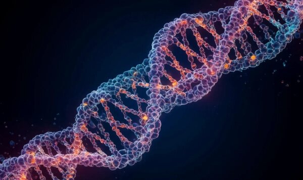 ДНК — это дезоксирибонуклеиновая кислота, очевидно. Но что она делает и почему человек не может жить без кислоты? Фото © «Шедеврум»