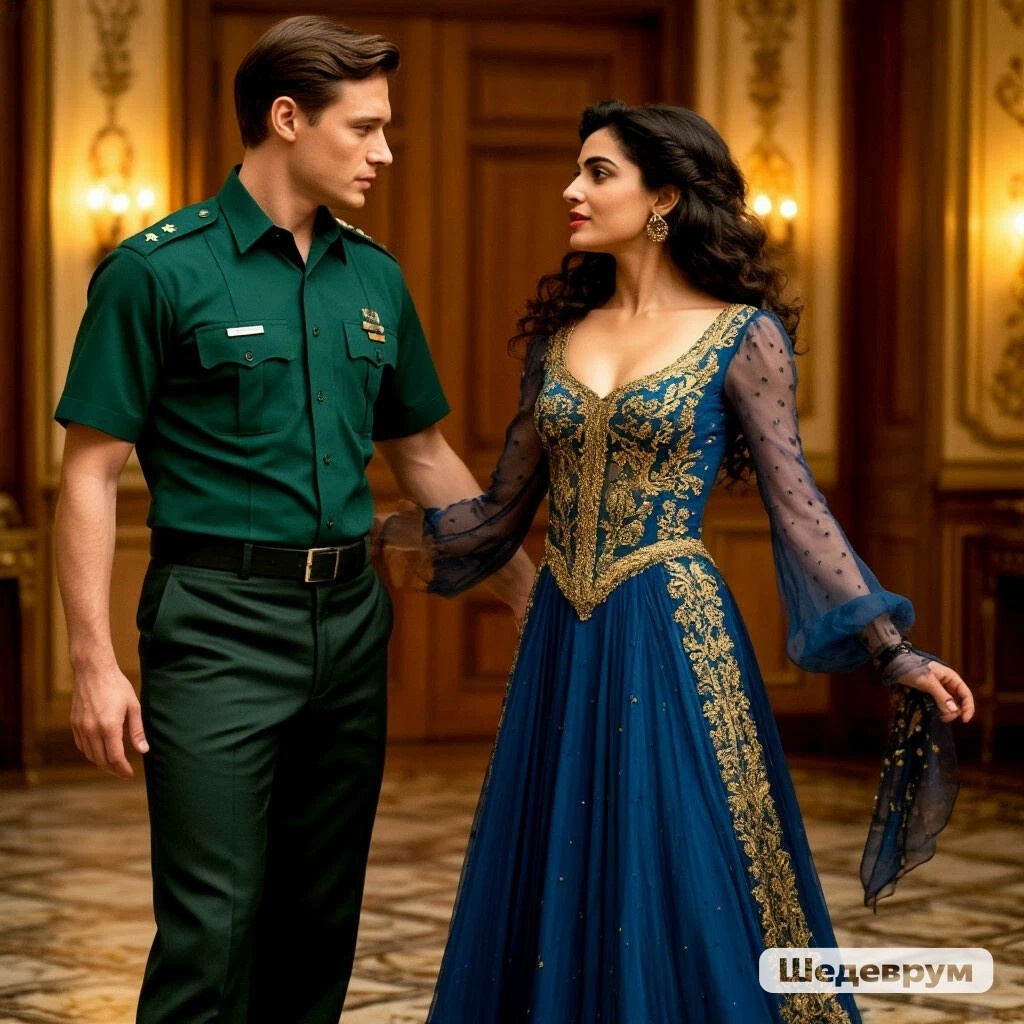 Александр Звягинцев и Лейла Аль-Рашид в сериале "Рождённая в пробирке". 