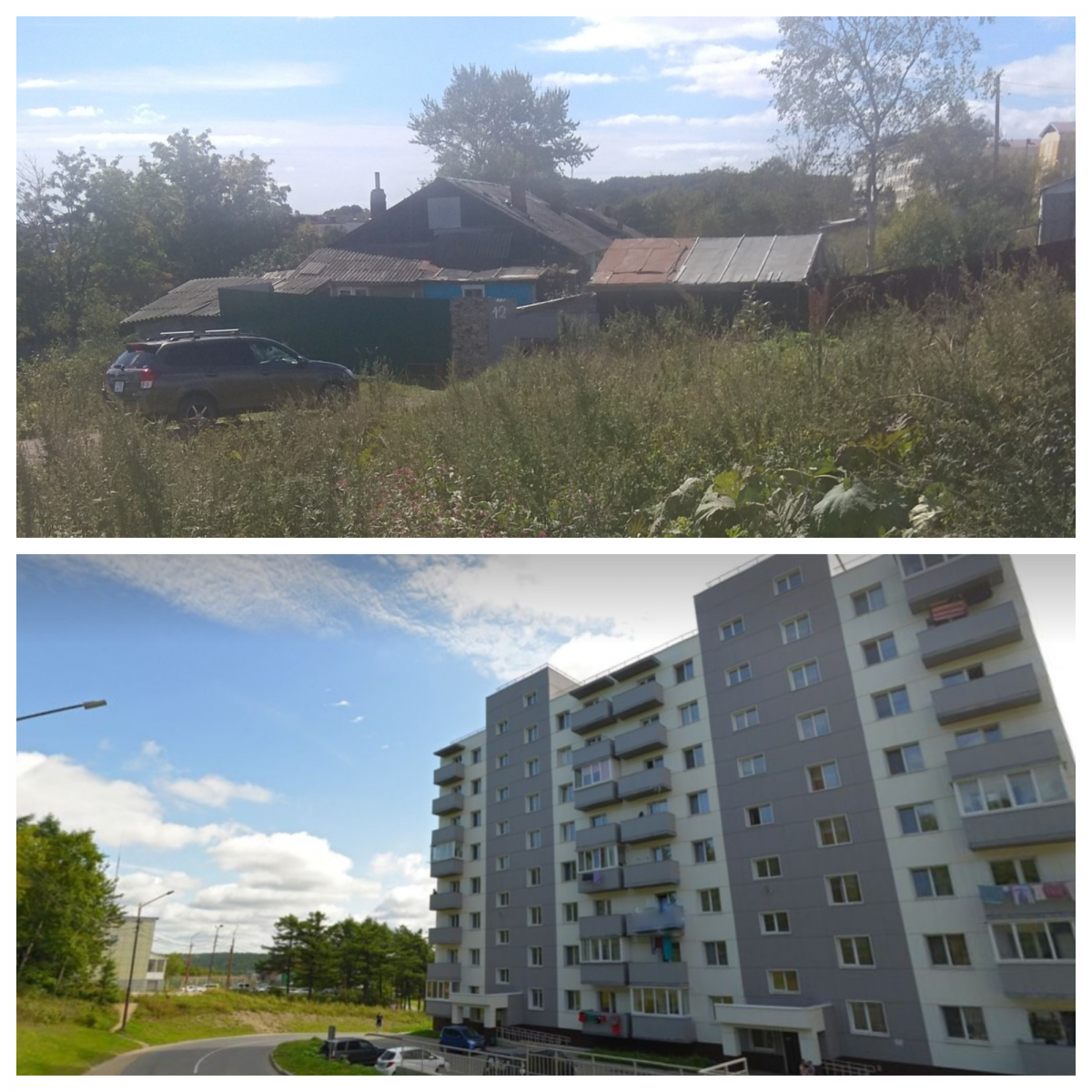 Фото: старое и новое жилье ПехтелевыхПравозащитники подключили к решению вопроса депутата Сахалинской облдумы, главу реготделения партии «Справедливая Россия – За правду» Вадима Полицинского. Он направил запрос в мэрию, после чего семье предложили два варианта жилья из маневренного фонда. От первого варианта – комнаты в общежитии – семья отказалась, троим взрослым и одному ребенку нужно хотя бы две комнаты. Второй вариант не подошел из-за удаленности от города – у Пехтелевых нет автомобиля, чтобы добираться на работу, а нормального сообщения общественным транспортом в этой местности нет.