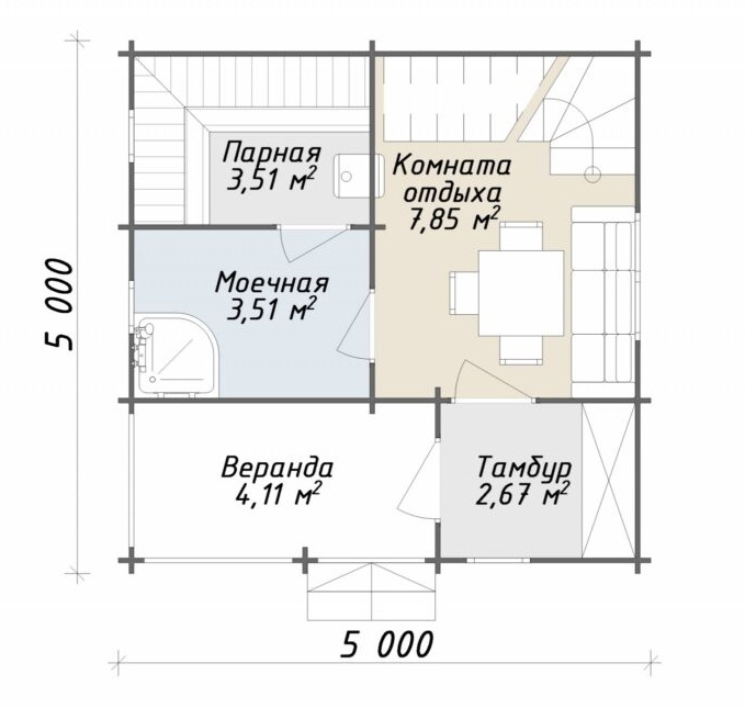 Планировка первого этажа