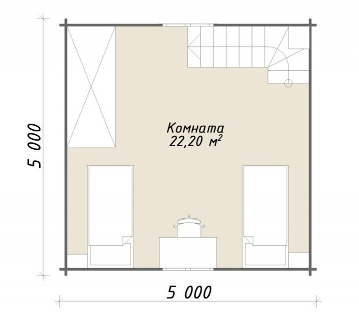 Планировка второго этажа