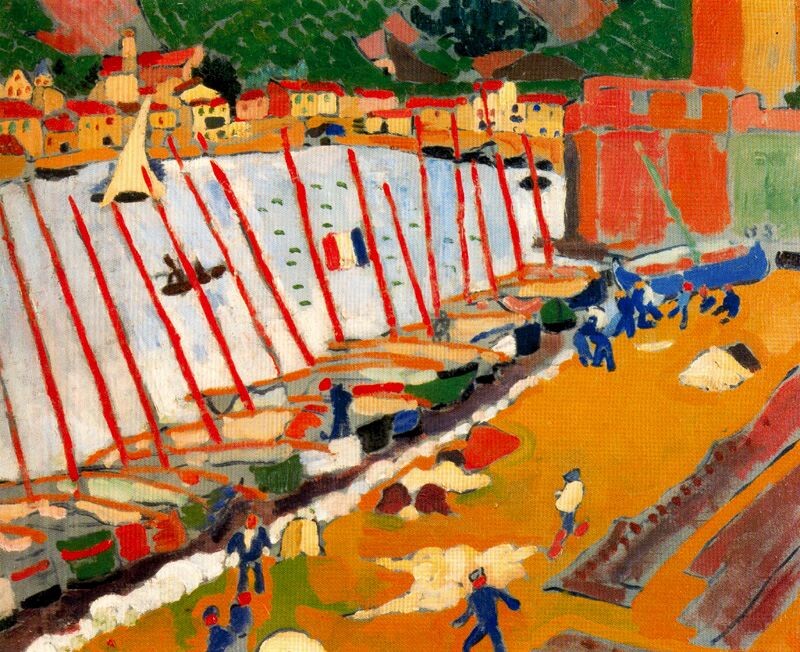 Порт Коллиур. 1905