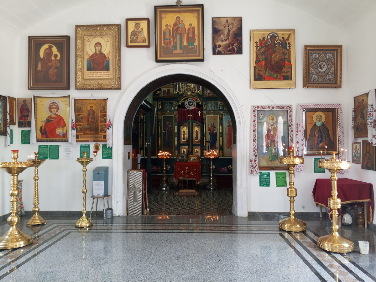 Как выглядит Илорский храм Георгия Победоносца внутри