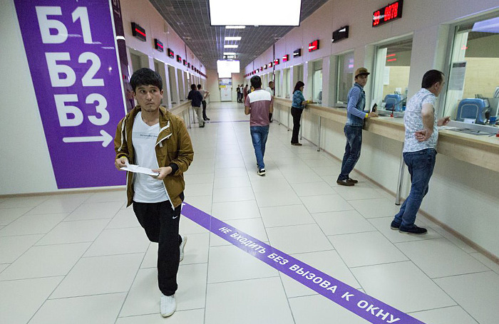    Работа миграционного центра.Кирилл Зыков/АГН «Москва»